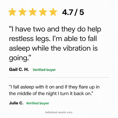 The Leg Calmer Mini - Stay in bed when your legs start